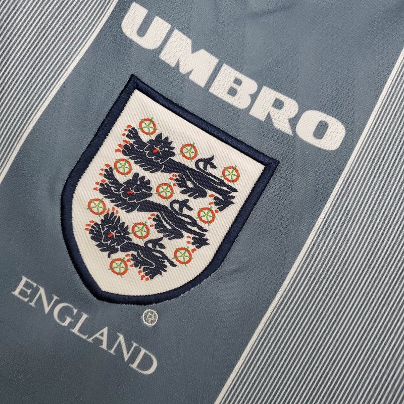 1996 Retro England Away Football Shirt