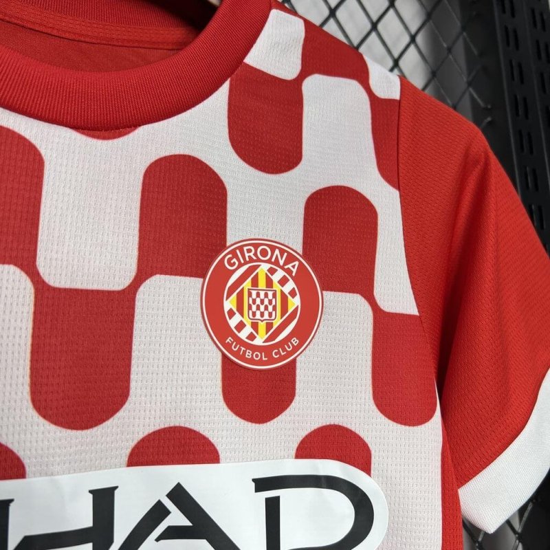 2024/2025 Girona Home Football Shirt Kids Size