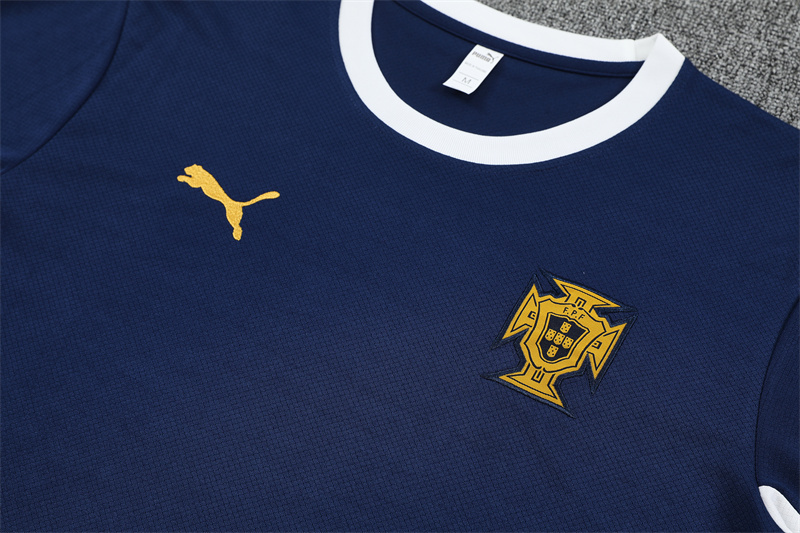 2025/26 Short Sleeve Portugal Royal Blue Training Kit (child size)