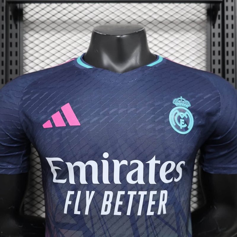 2024/2025 Player Version Real Madrid Special Edition Gradient Purple Football Shirt