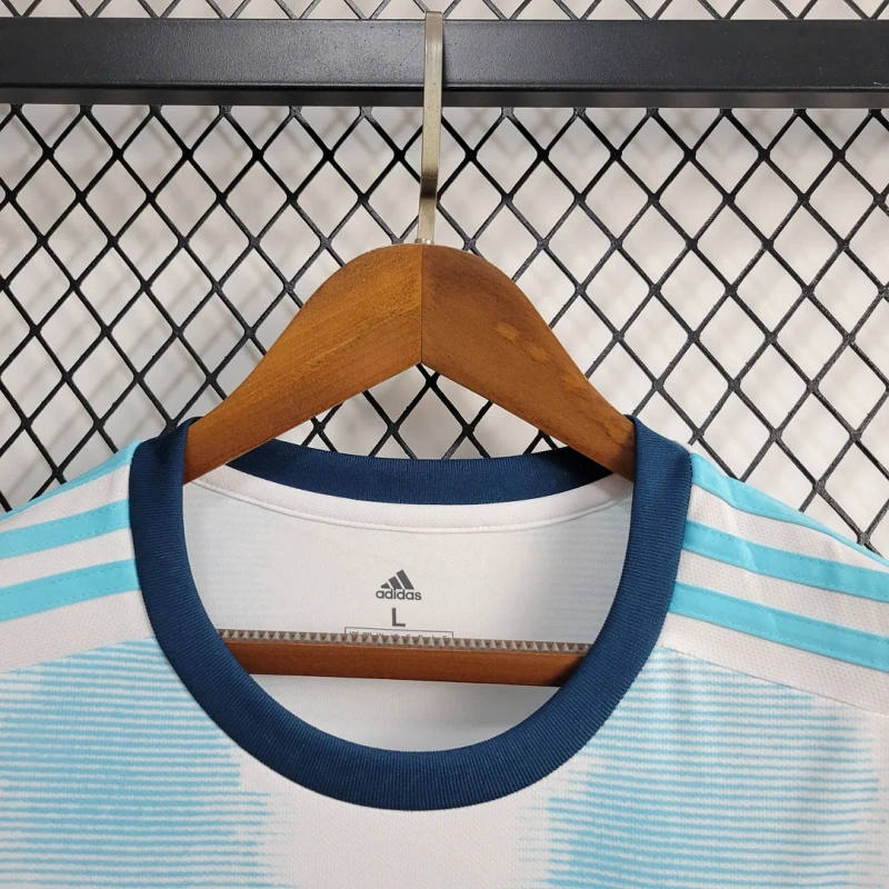 2019 Retro Argentina Home Football Shirt