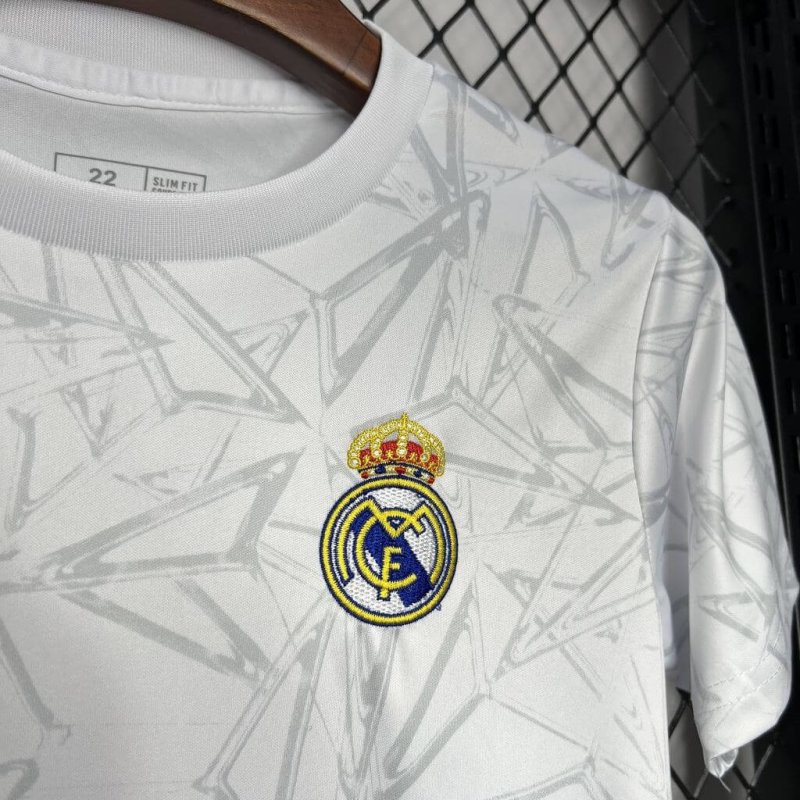 2024/2025 Real Madrid Home Football Shirt Kids Size