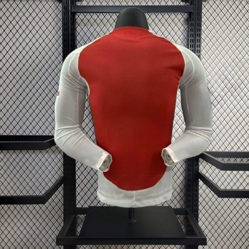 2024/2025 Long-Sleeve Player Version Arsenal Home Football Jersey