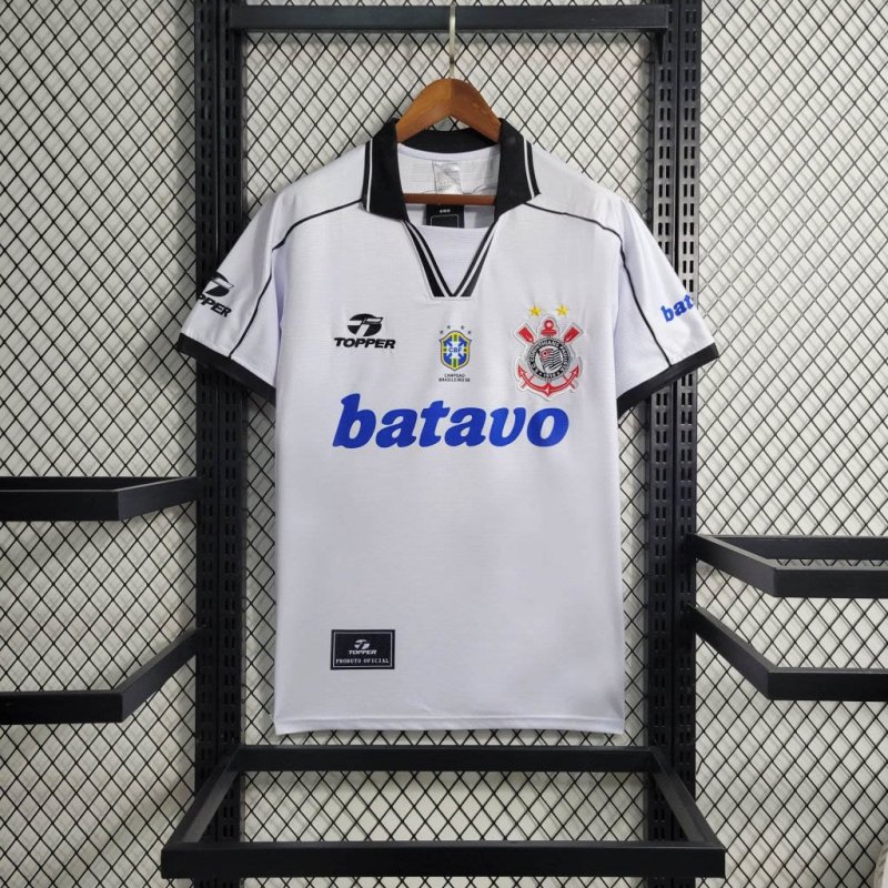 1999/2000 Retro Corinthians Home Football Shirt