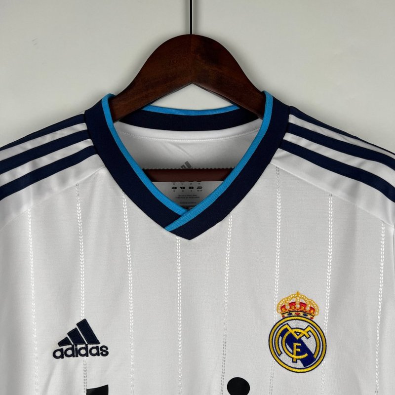 2012/2013 Retro Long Sleeve Real Madrid Home Football Shirt