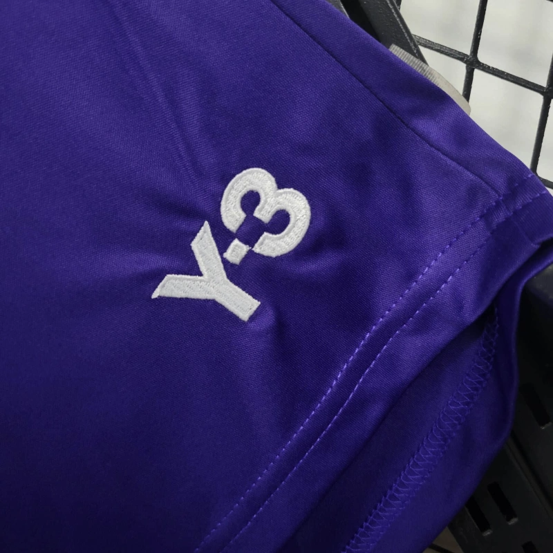 2024/2025 Real Madrid Y-3 Special Edition Purple Shorts
