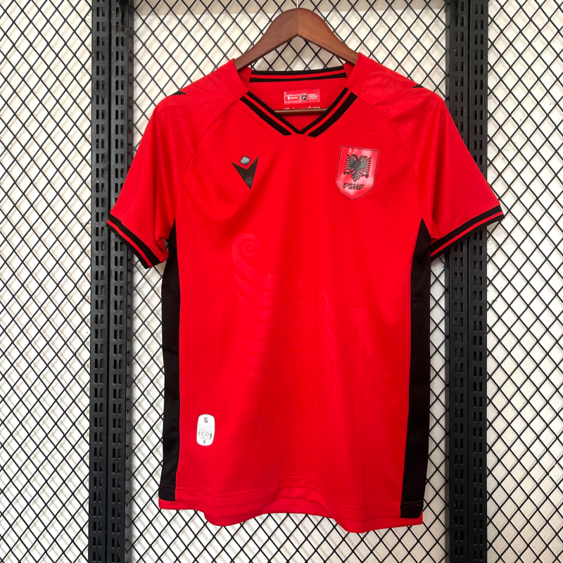 2025-2026 Albania Home Fan Red Football Shirt