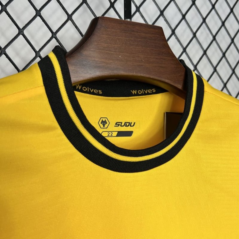 2024/2025 Wolverhampton Black Football Shirt