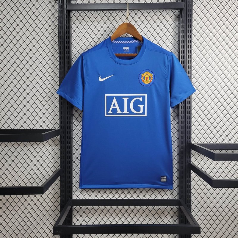 2008/2009 Retro Manchester United Away Football Shirt