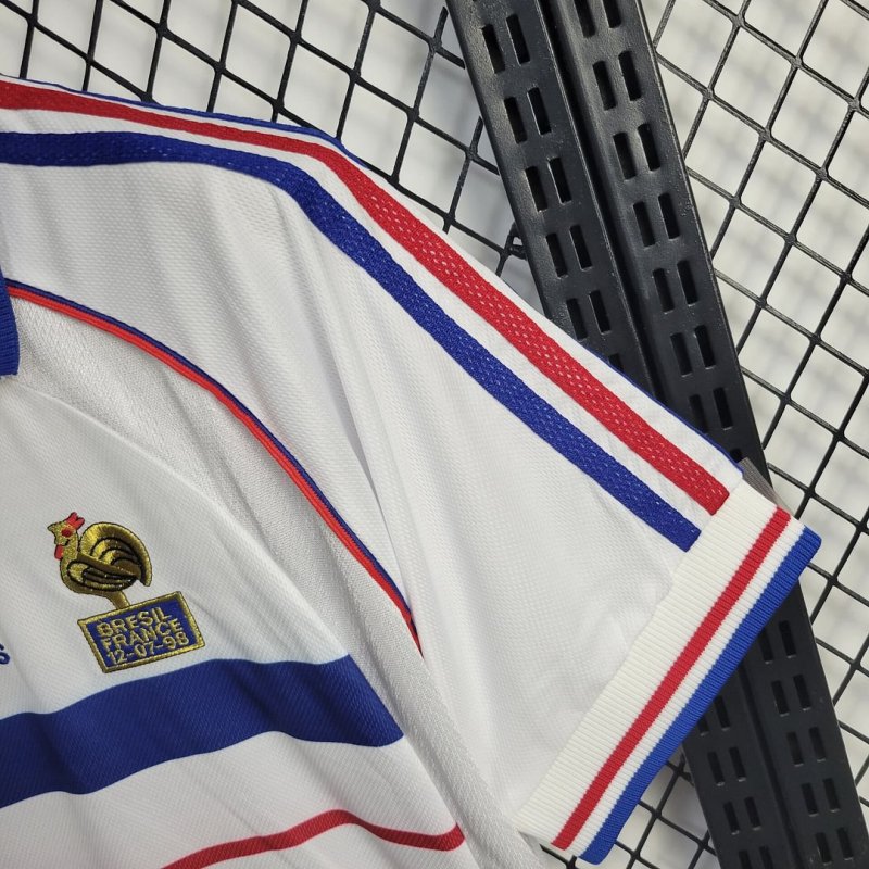 1998 Retro France Away Football Shirt