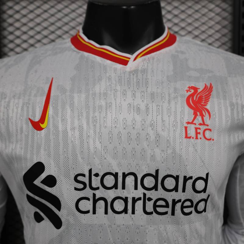2024/2025 Player Edition Liverpool's second away long sleeve football shirt