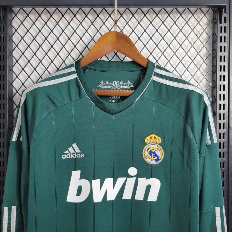 2012/2013 Retro Long Sleeve Real Madrid Third Away Football Shirt