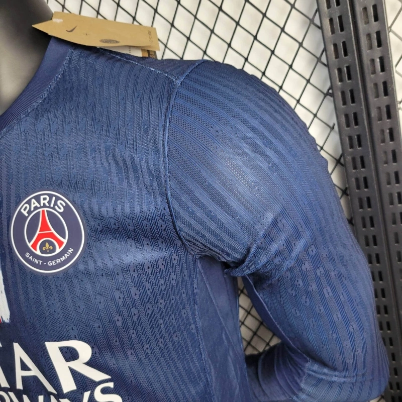 2024/2025 Player Version Long Sleeve Player Version Paris Saint-Germain Home Football Shirt