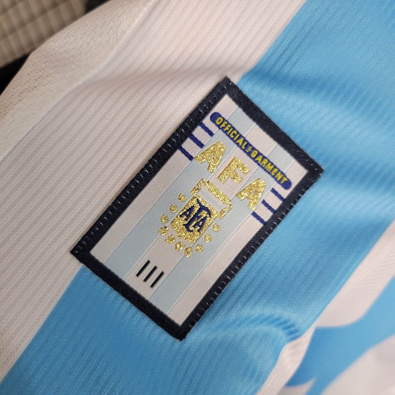 1998 Retro Argentina Home Football Shirt