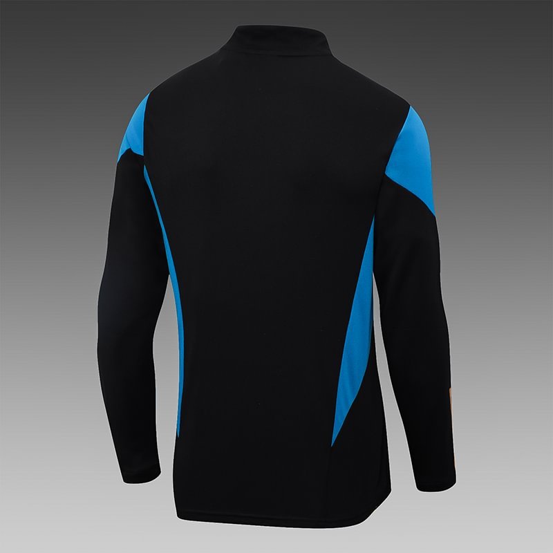 2023 Germany Half-Pull Training Suit Black Football Shirt