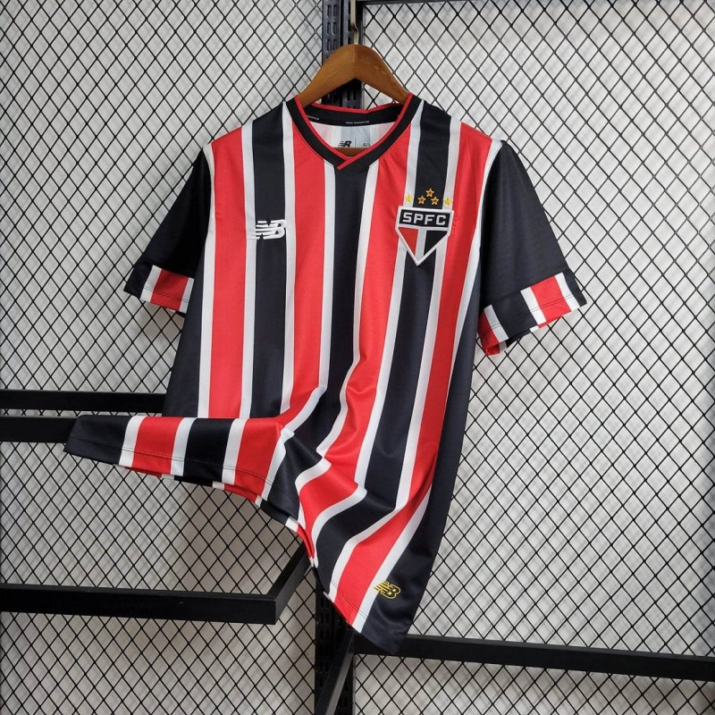 1:1 copy top quality 2024/2025 São Paulo Away Football Shirt
