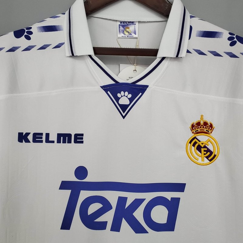 1996/1997 Retro Real Madrid Home Football Shirt