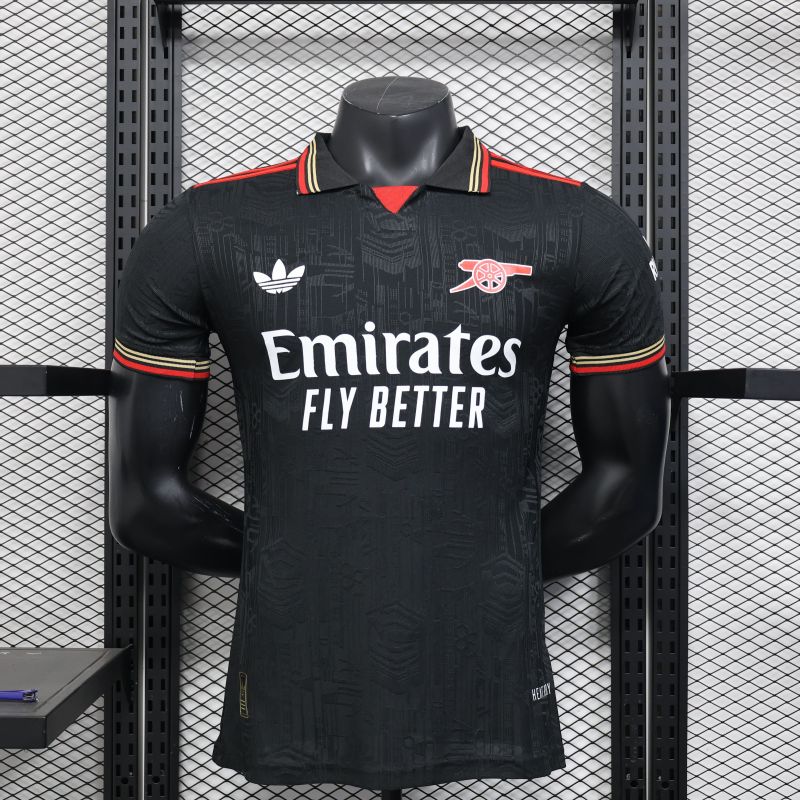 2025/26 Arsenal Special Edition Black Football Shirt