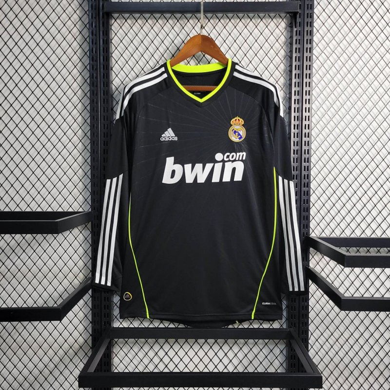 2010/2011 Retro Long Sleeve Real Madrid Away Football Shirt