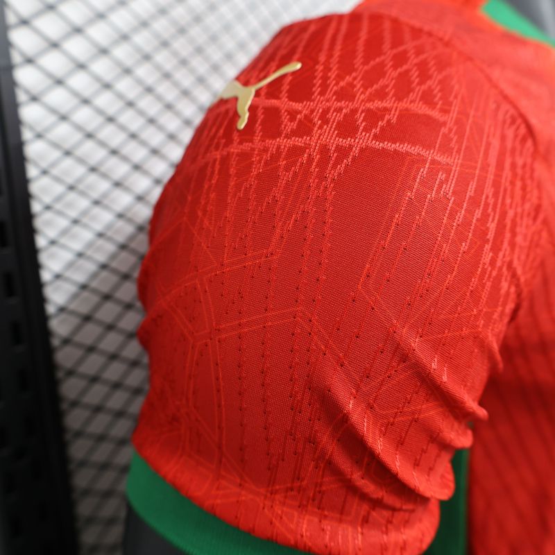 2024/2025 For Players Edition Morocco Home Football Jersey