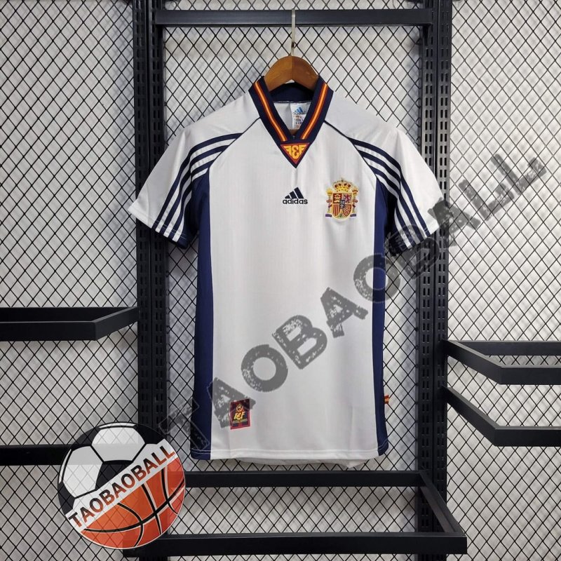 1998 Retro Spain Away Football Shirt