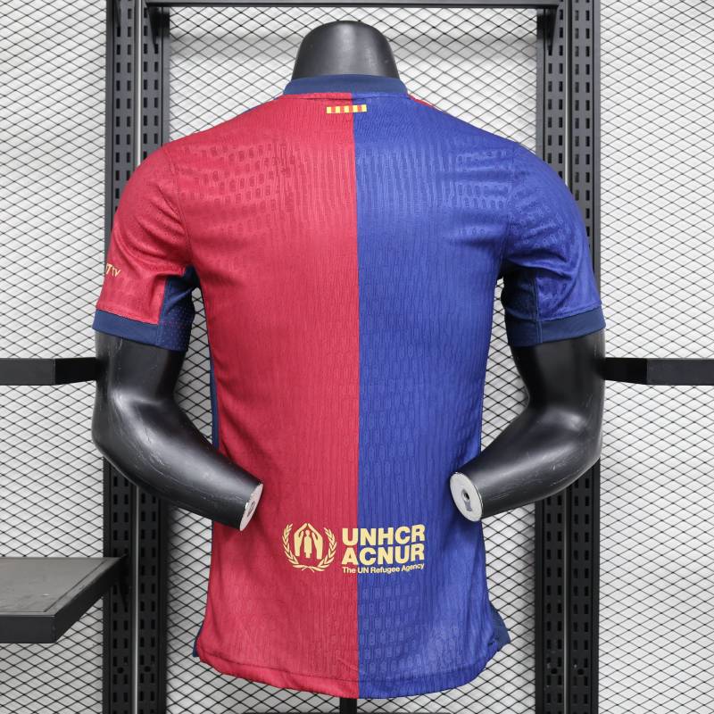 2024/2025 Players Edition Barcelona Home Big Corsage Football Jersey