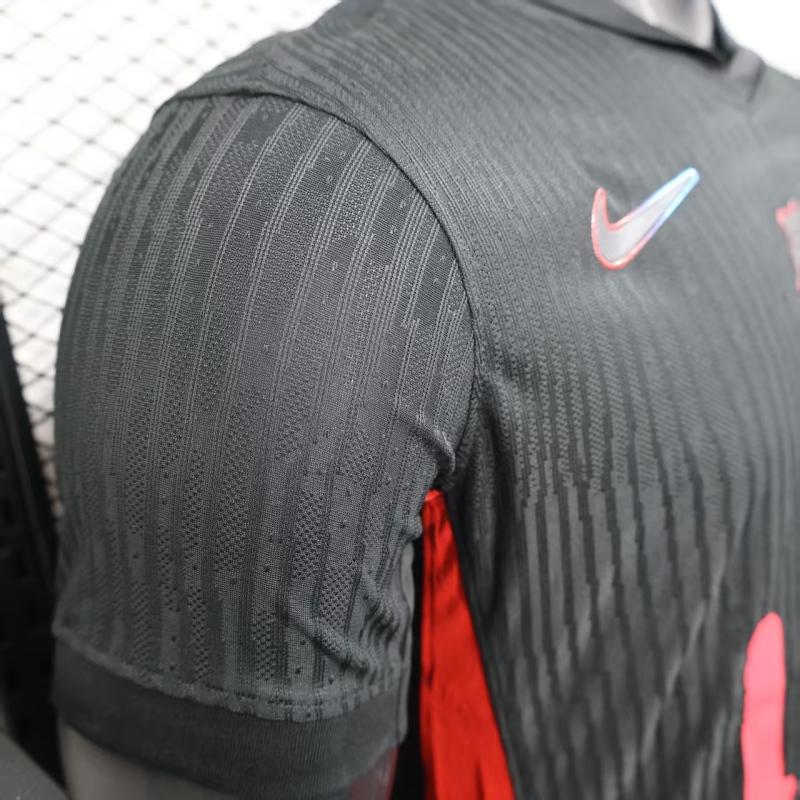 2025/26 Barcelona Away Player Edition Football Jersey with Advertising