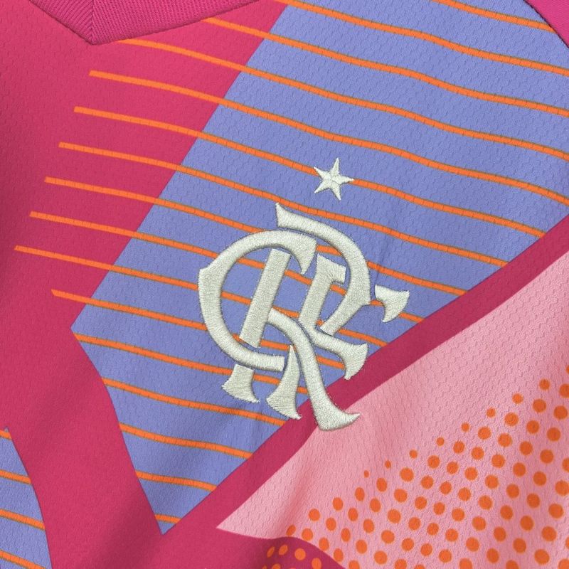 2025/2026 Flamengo Pink Goalkeeper Edition Football Shirt