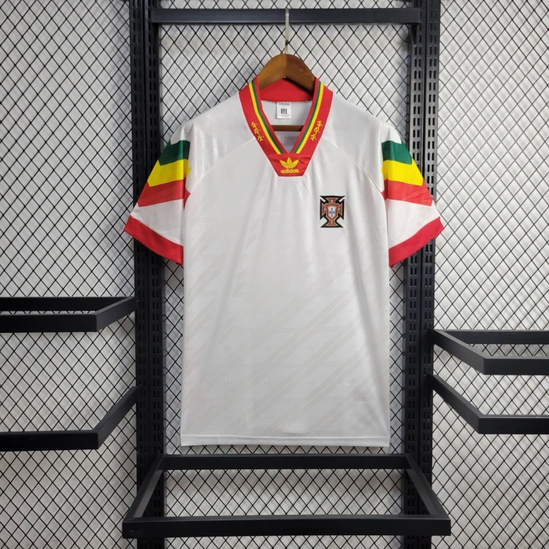 1992 Portugal Away Football Shirt