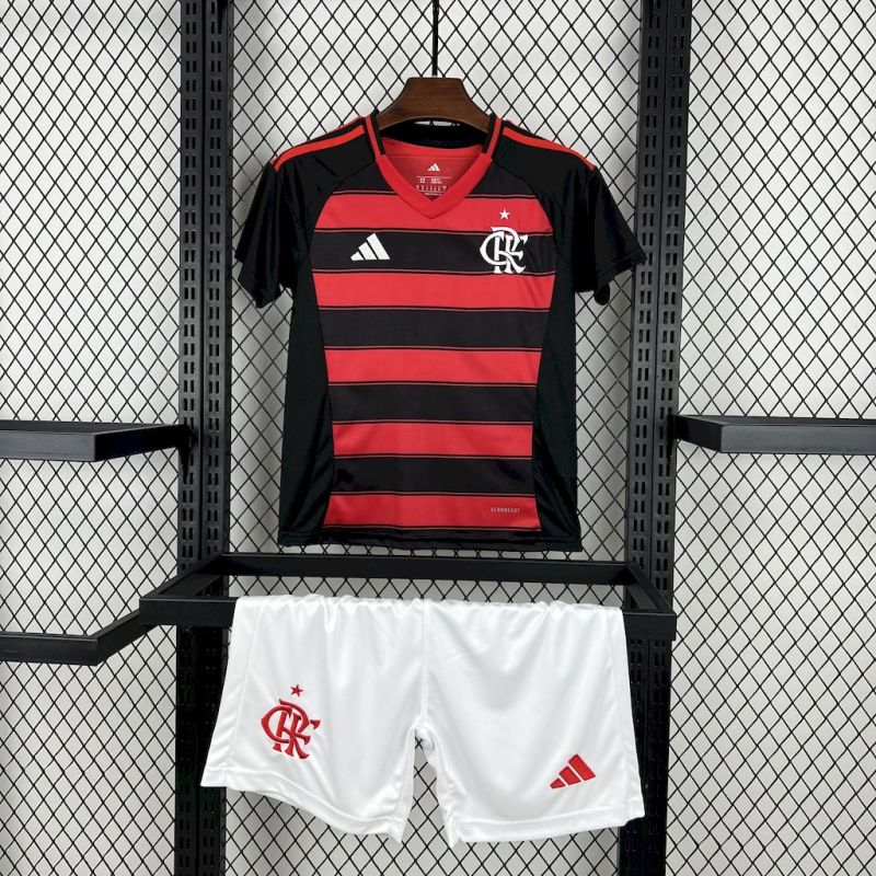 2025/2026 Flamengo Home Football Shirt（Kids Size）
