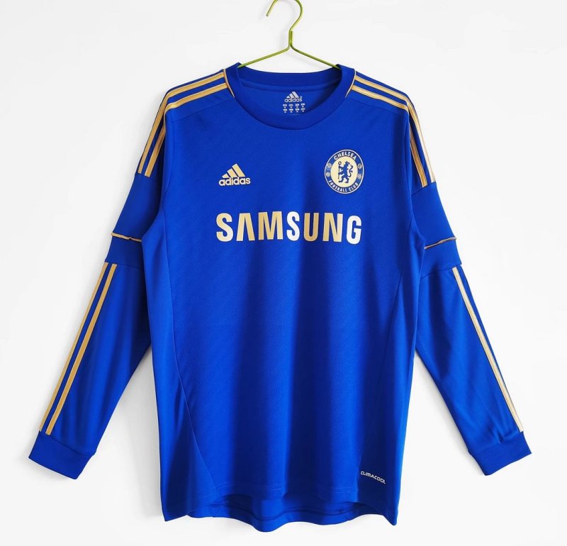 2012/2013 Retro Long Sleeve Chelsea Home Football Shirt