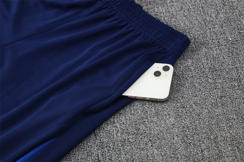 2025/26 Short Sleeve Paris Royal Blue Training Suit