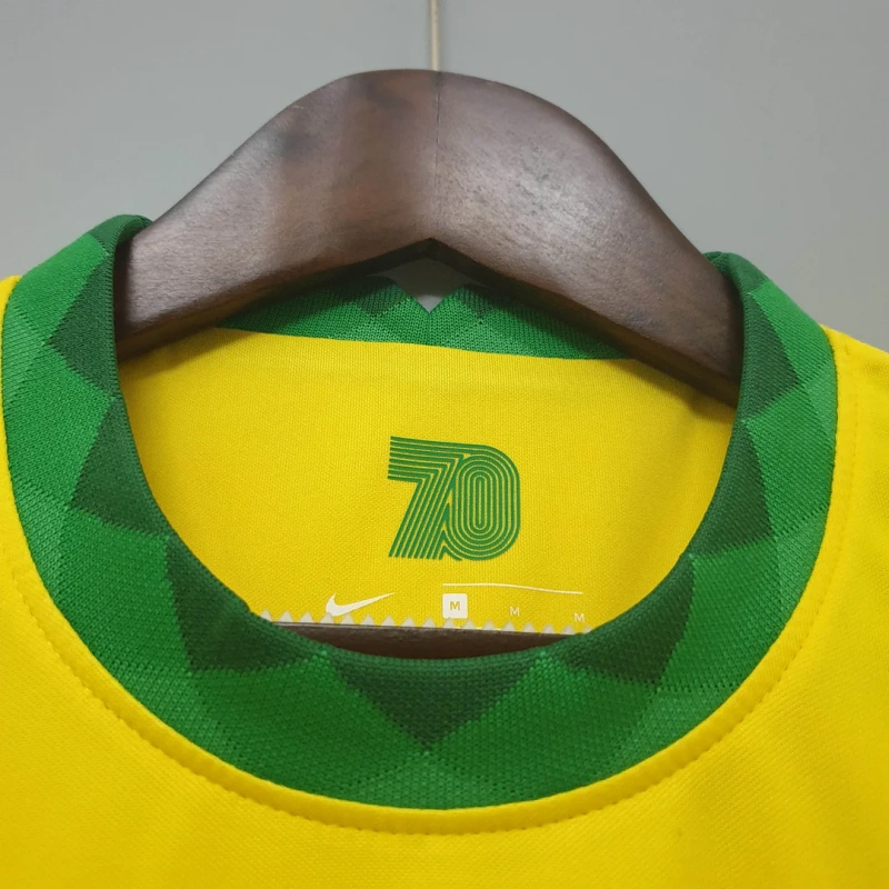 2020 Brazil Home Football Shirt