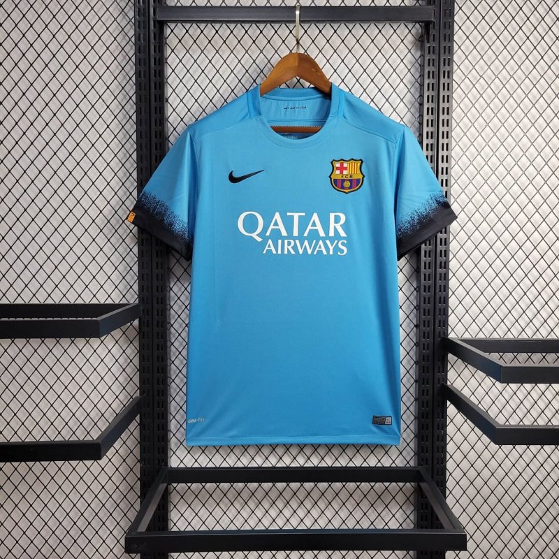 20152016 Retro Barcelona Third Away Football Shirt