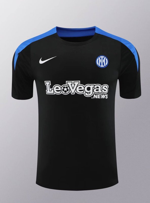 2024/2025 Inter Milan Training Wear Black Suit Shirt