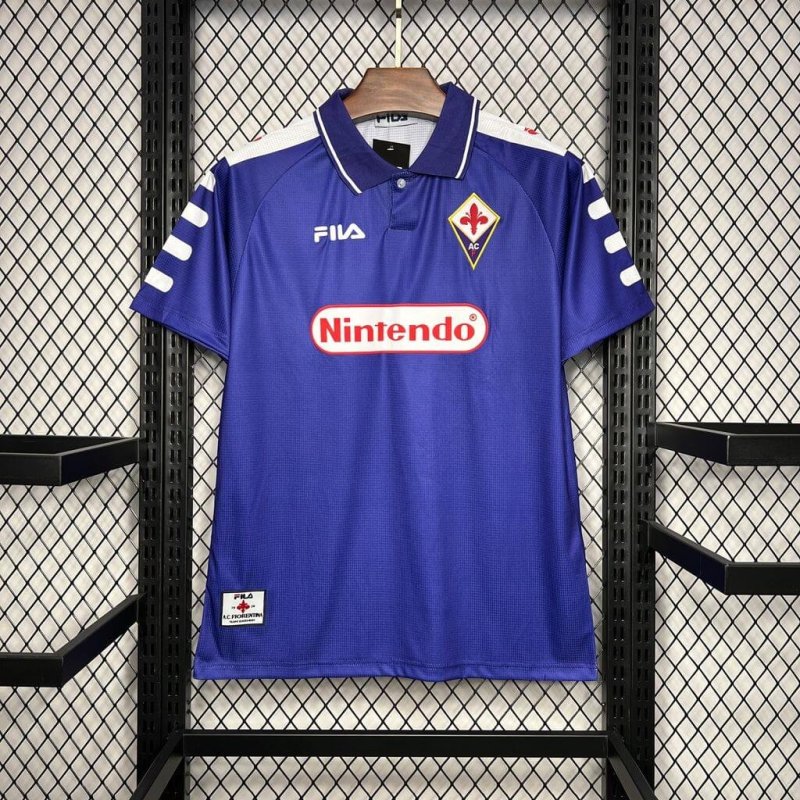 1998/1999 Retro Fiorentina Home Football Shirt