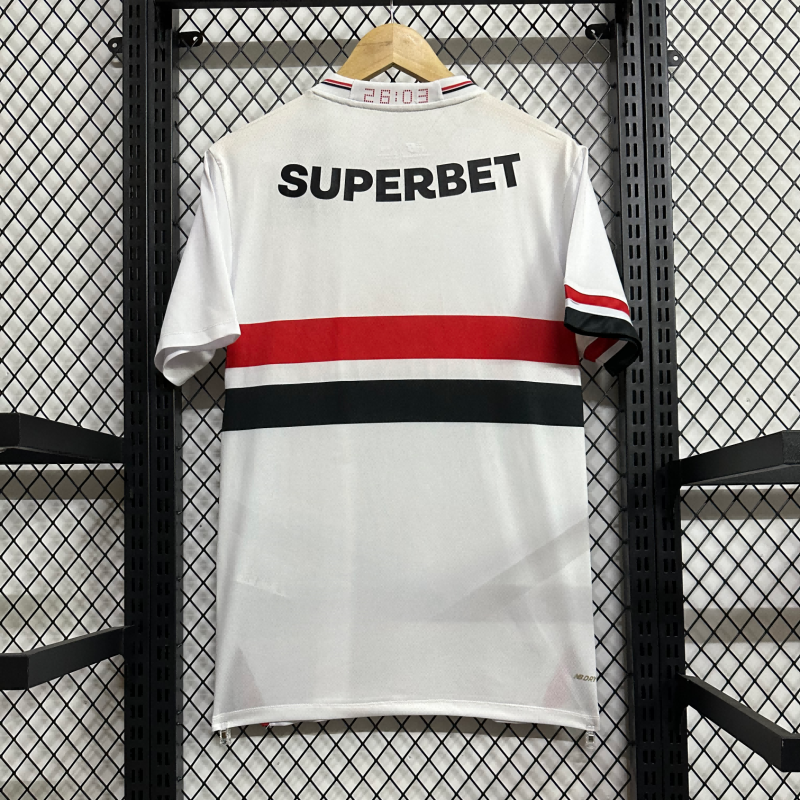2025-2026 Sao Paulo Home Fan Edition Football Shirt