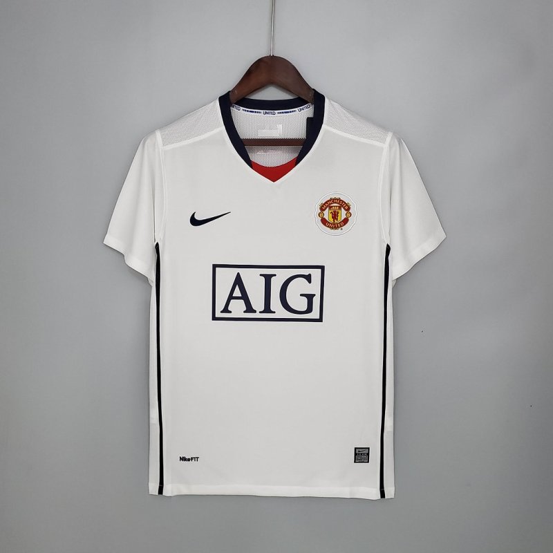 2008/2009 Retro Manchester United League Edition away Football Shirt