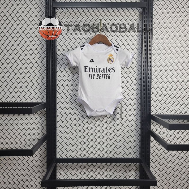 2024/2025 Real Madrid Home Football Shirt Baby Size