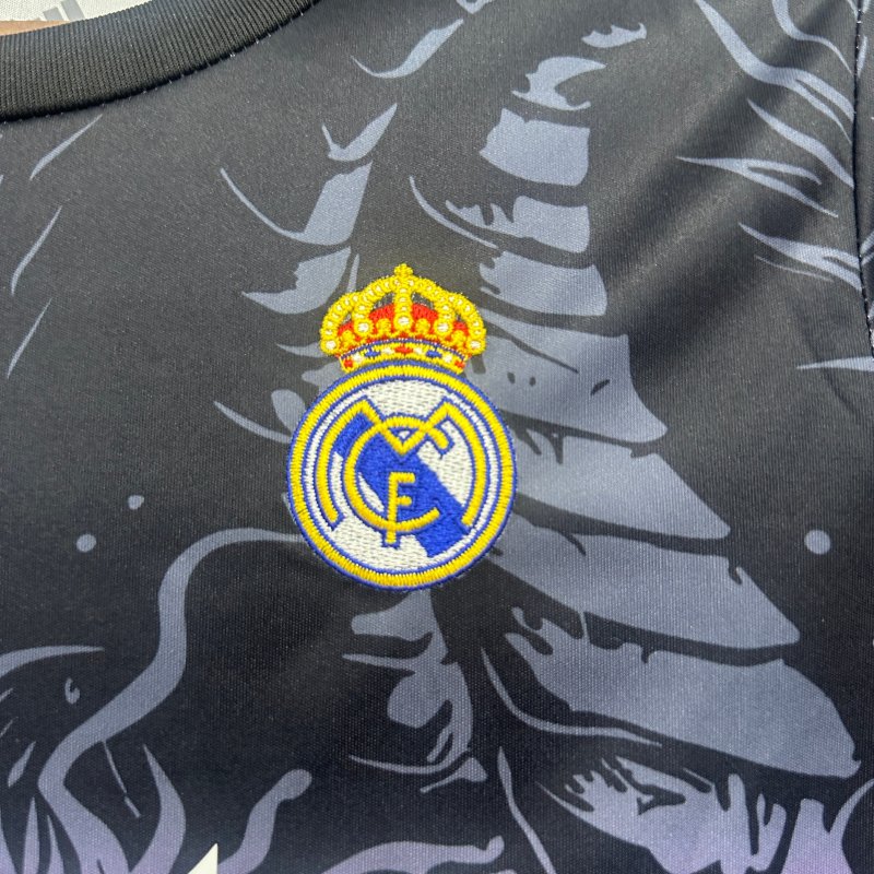 2025/26 Real Madrid Special Edition Purple Dragon Kids Jersey Set