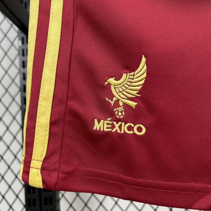 2025/26 Mexico Gold Cup Red Kids Jersey Kit