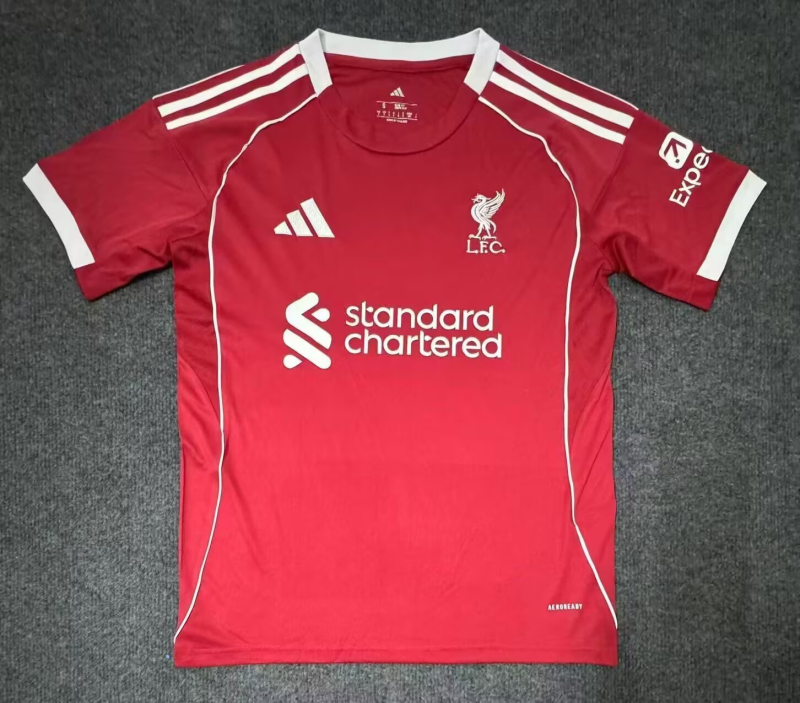2025/26 Liverpool Home Football Shirt (Fan Edition)
