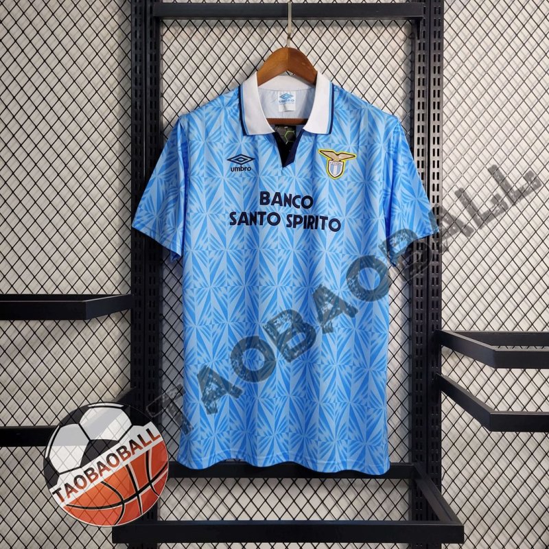 1991/1992 Retro Lazio Home Football Shirt