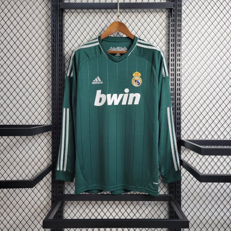 2012/2013 Retro Long Sleeve Real Madrid Third Away Football Shirt