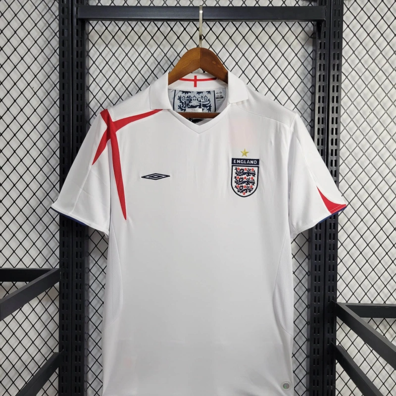2006 Retro England Home Football Shirt