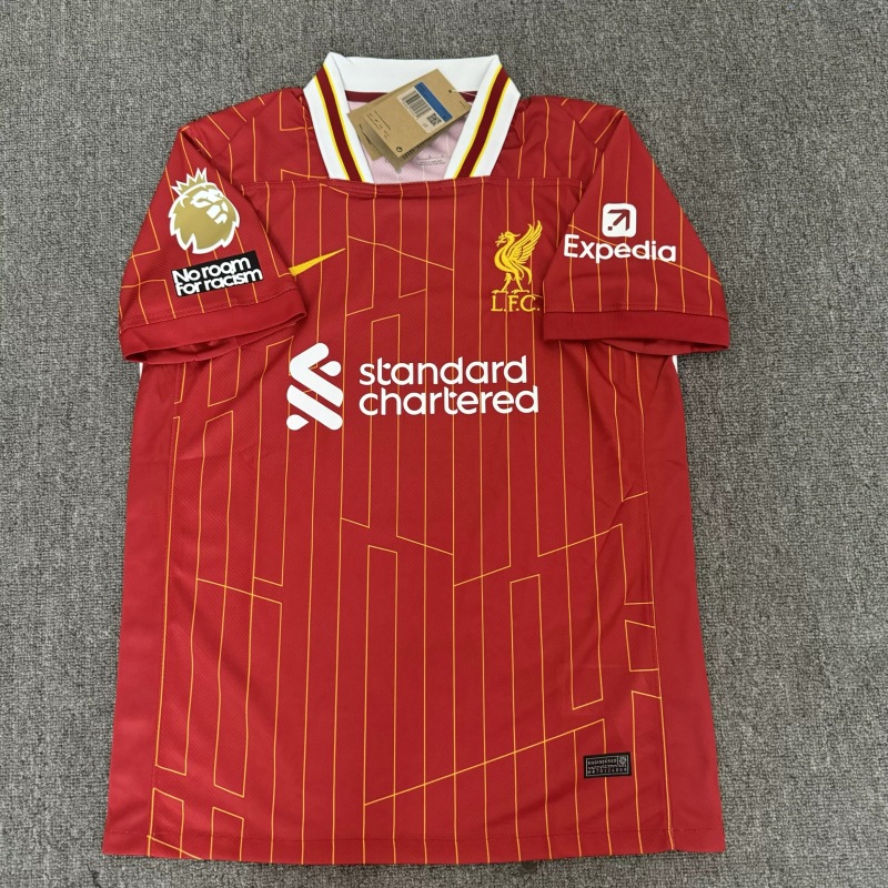 2024/2025 Liverpool Home EPL league Champions Football Jersey（fans Edition ）