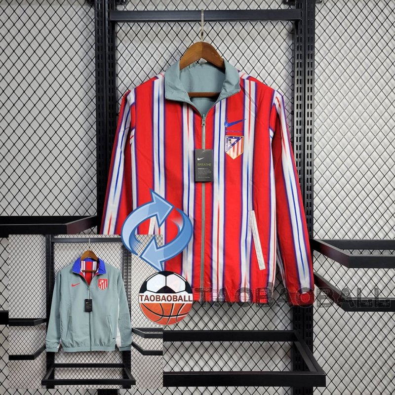 2024/2025 Atletico Madrid Reversible Windbreaker Football Shirt