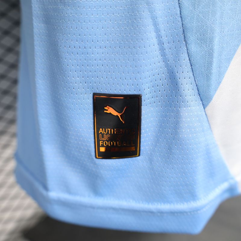 2025/2026 Player Edition Manchester City Home Football Jersey