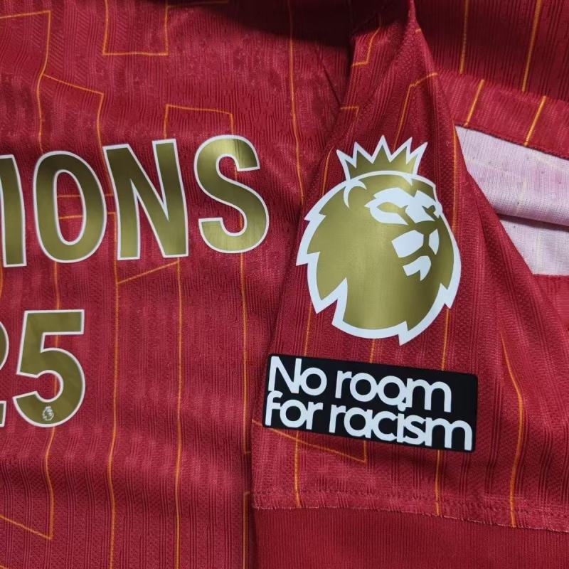 2024/2025 Liverpool Home EPL league Champions Football Jersey（ Player Edition ）
