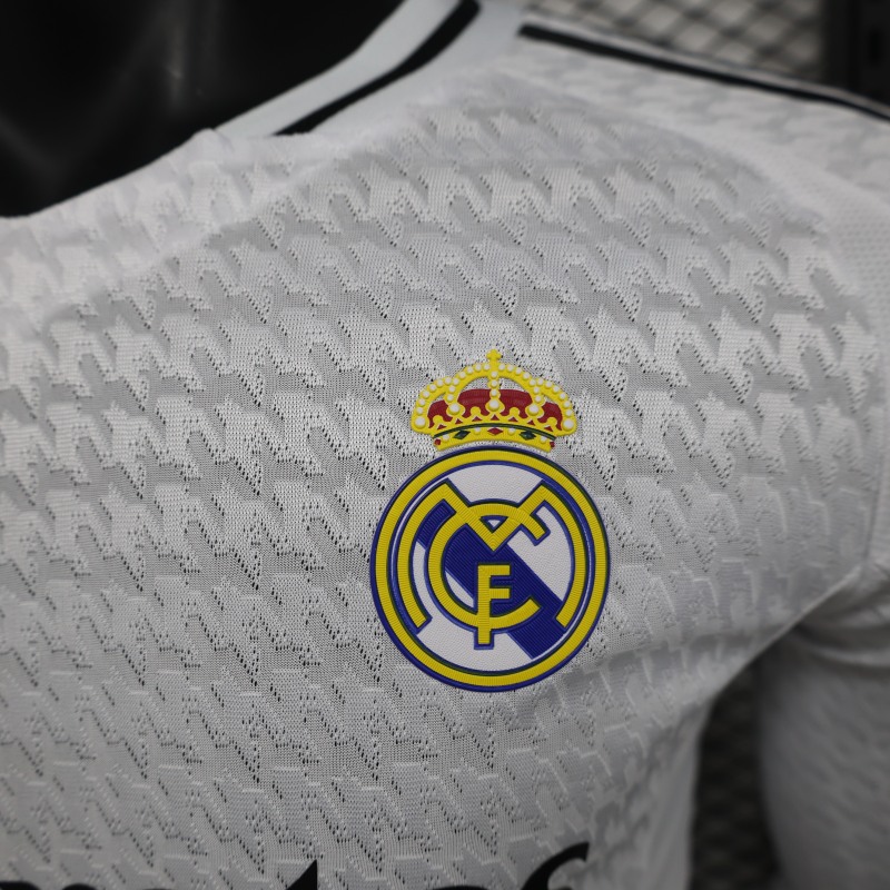 2025/2026 Real Madrid Home long-sleeved football Shirt